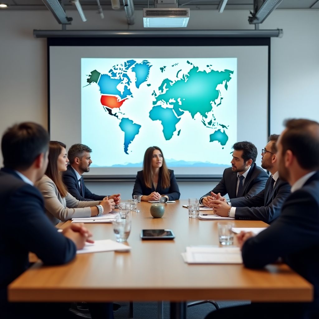 Reunión estratégica del equipo directivo