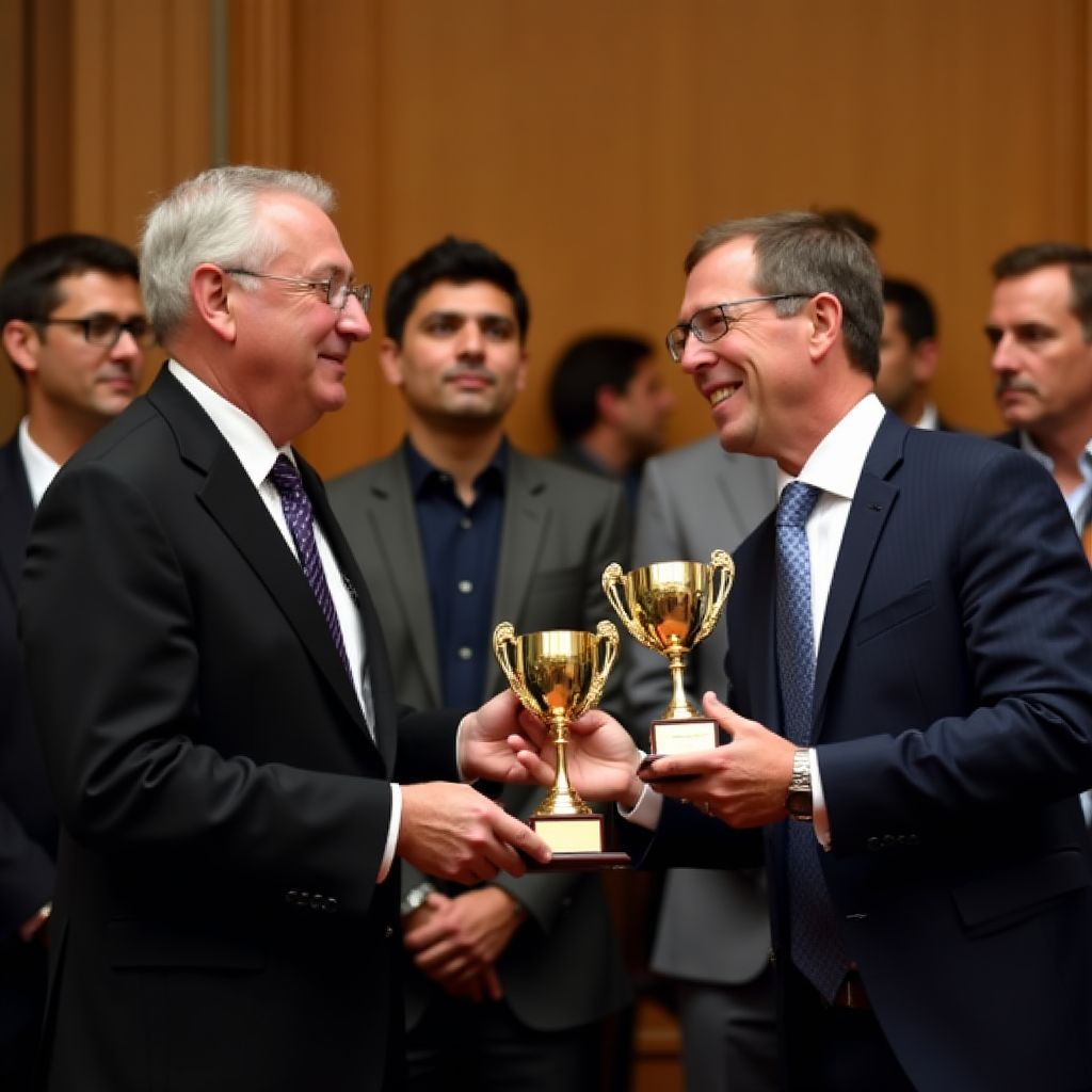 Ceremonia de premiación económica