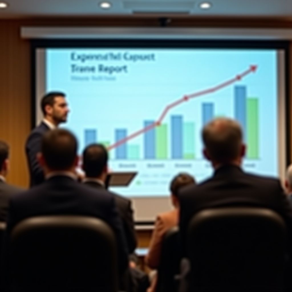 Presentación de informe económico trimestral